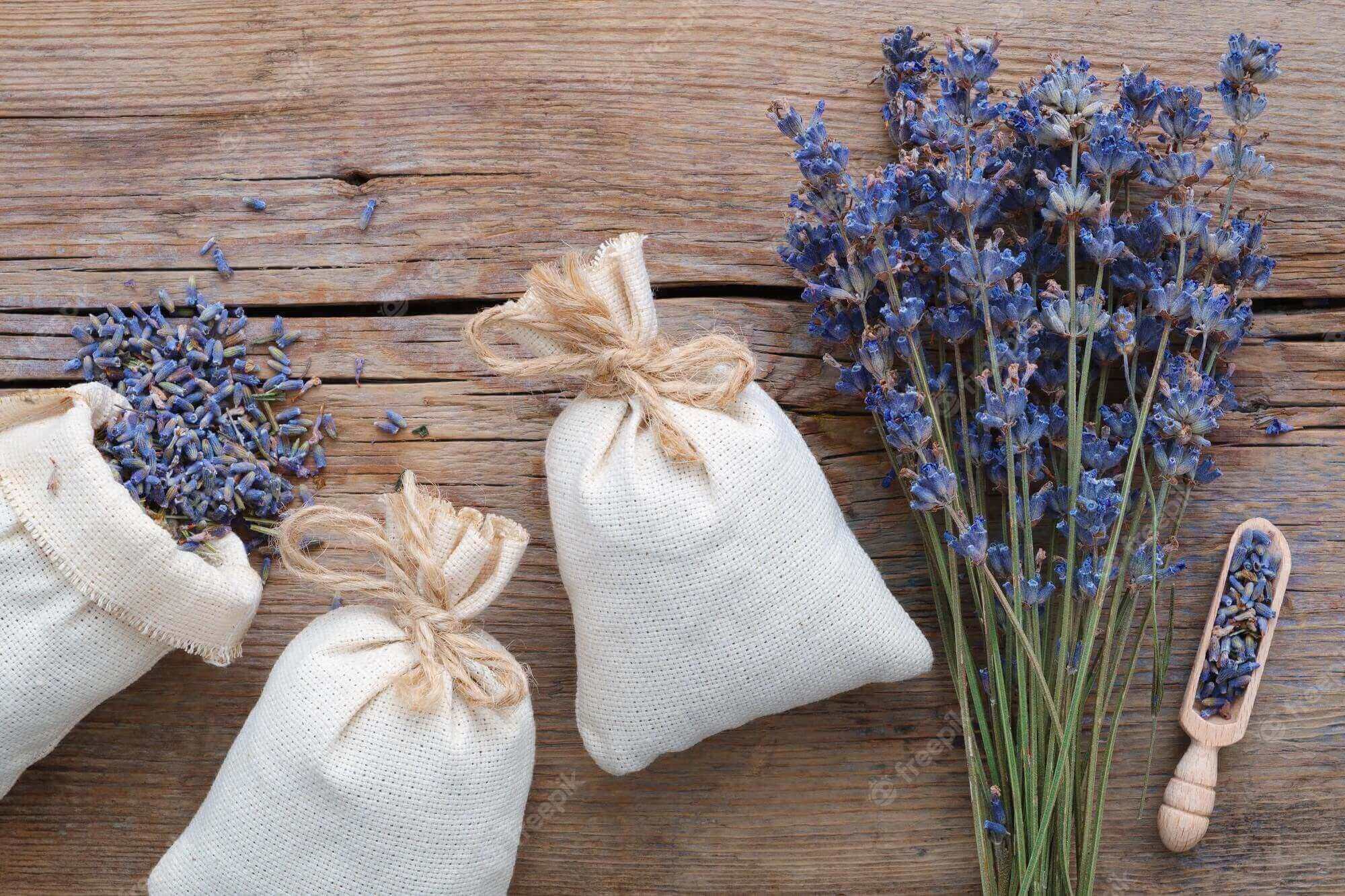 Lavender sachets 3-pack